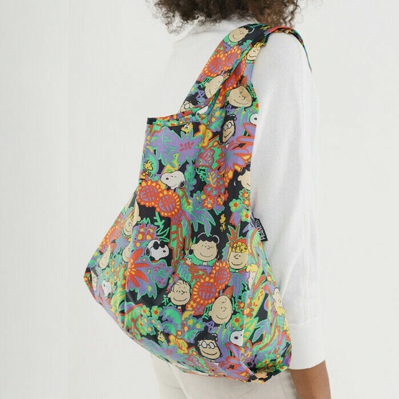 BAGGU Bags Baggu Standard Bag Limited Edition Peanuts Rainforest